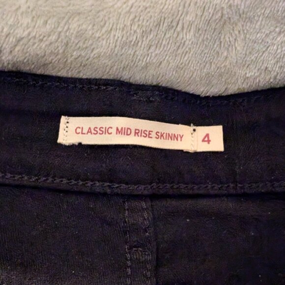 LEVIS WOMEN'S BLACK PANTS Size 4 Classic Mid Rise Skinny Jeans Levi Levi's - Picture 2 of 7
